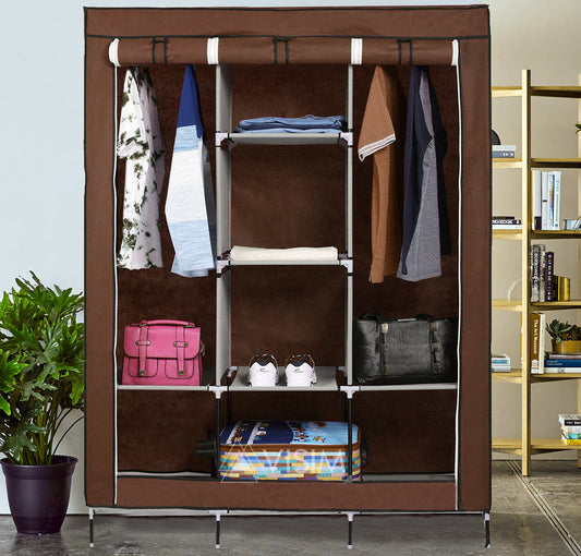 3 Door Fancy & Portable Foldable Closet Wardrobe beautifull wear