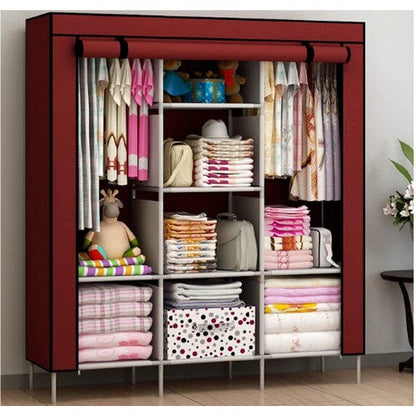 3 Door Fancy & Portable Foldable Closet Wardrobe beautifull wear