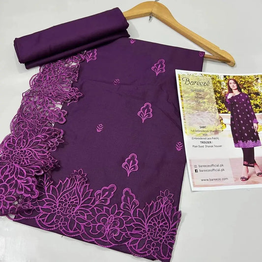 Bareezé unstitched two-piece suit beautifull wear