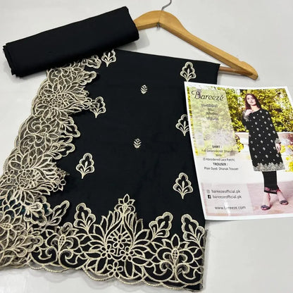 Bareezé unstitched two-piece suit beautifull wear