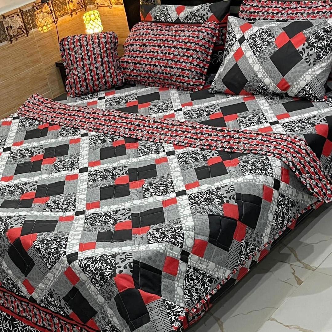 7piece Salonika cotton comforter set beautifull wear