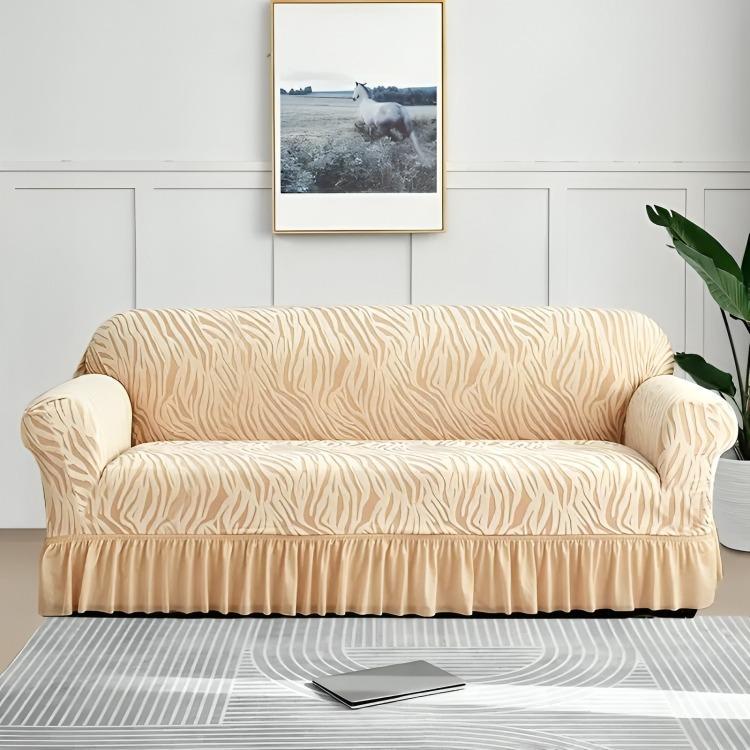 7 Piece Zebra Velvet Sofa Covers beautifull wear