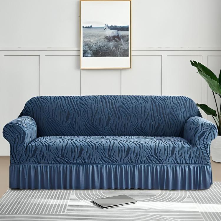 7 Piece Zebra Velvet Sofa Covers beautifull wear