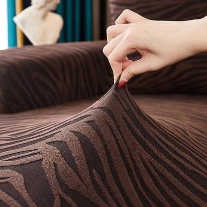 7 Piece Zebra Velvet Sofa Covers beautifull wear