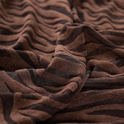 7 Piece Zebra Velvet Sofa Covers beautifull wear