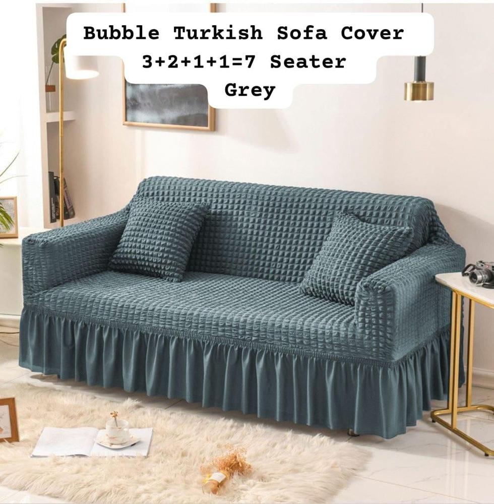 7 Piece Turkish Style Bubble Sofa Cover beautifull wear