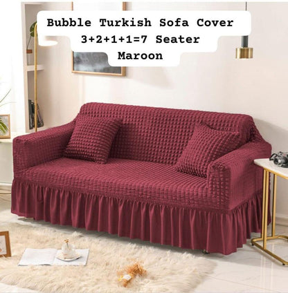 7 Piece Turkish Style Bubble Sofa Cover beautifull wear