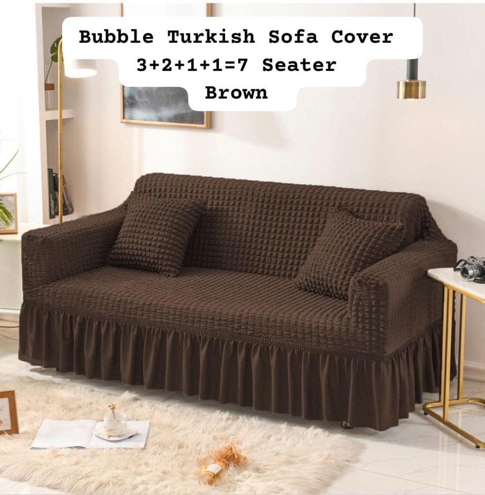 7 Piece Turkish Style Bubble Sofa Cover beautifull wear