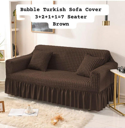 7 Piece Turkish Style Bubble Sofa Cover beautifull wear