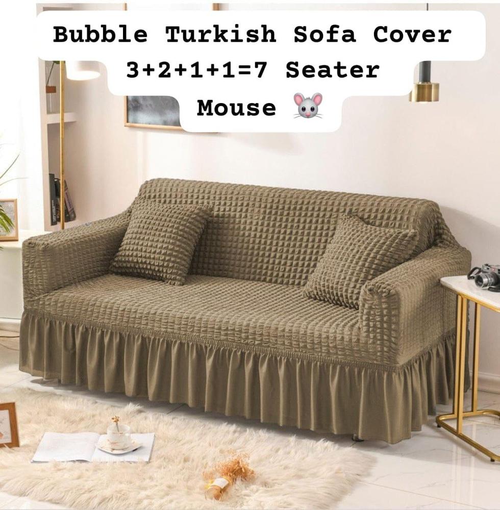 7 Piece Turkish Style Bubble Sofa Cover beautifull wear