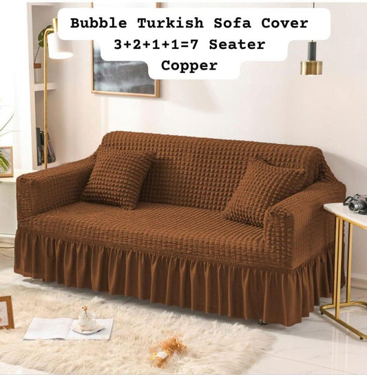 7 Piece Turkish Style Bubble Sofa Cover beautifull wear