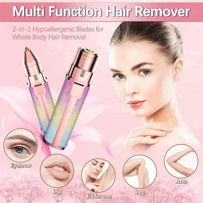 2 in 1 Women's Epilator, face hair remover machine beautifull wear
