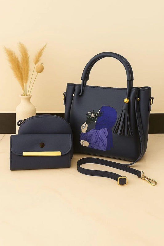 3in1 Hijab Girl Handbag beautifull wear