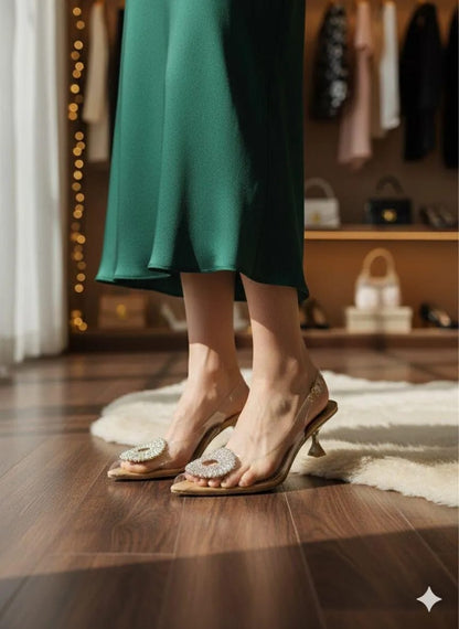 Cinderella Transparent Heels beautifull wear