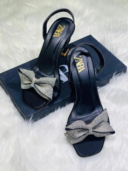 Zara Bow Heels beautifull wear